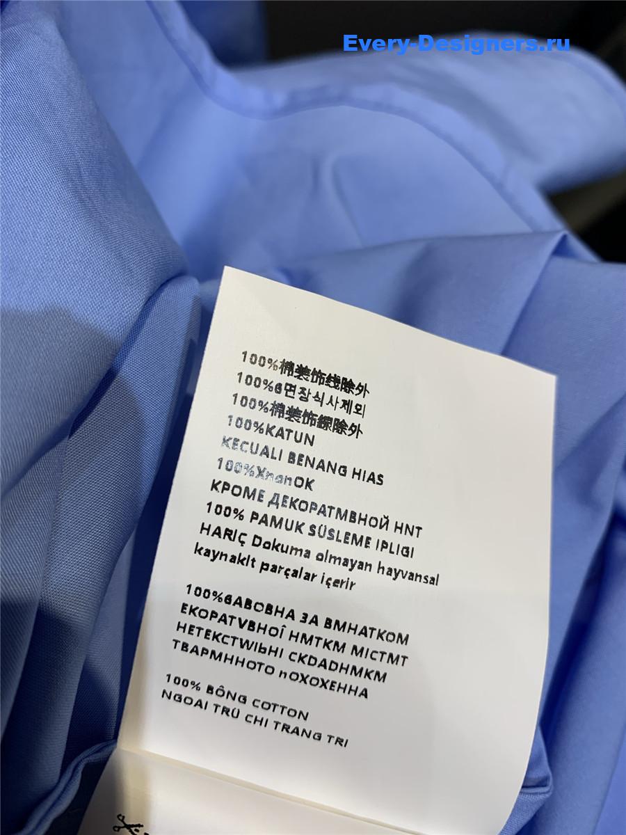 Miu Miu Blue Shirt Dress