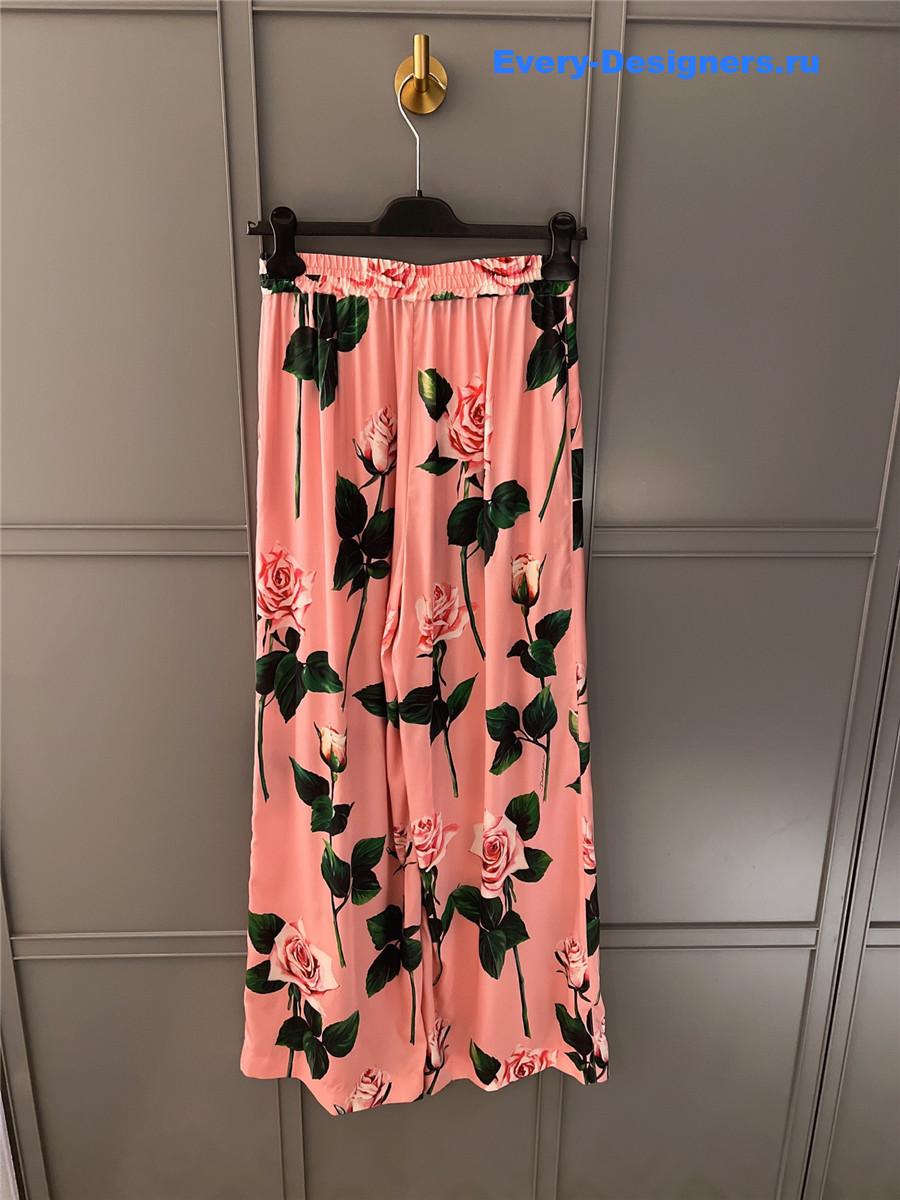 Dolce & Gabbana Silk Pajama Pants
