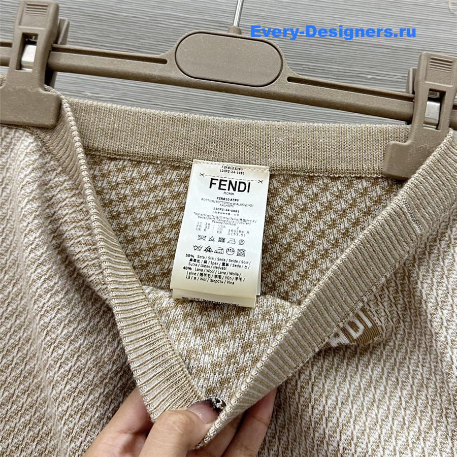 F**di roma bermuda shorts brown