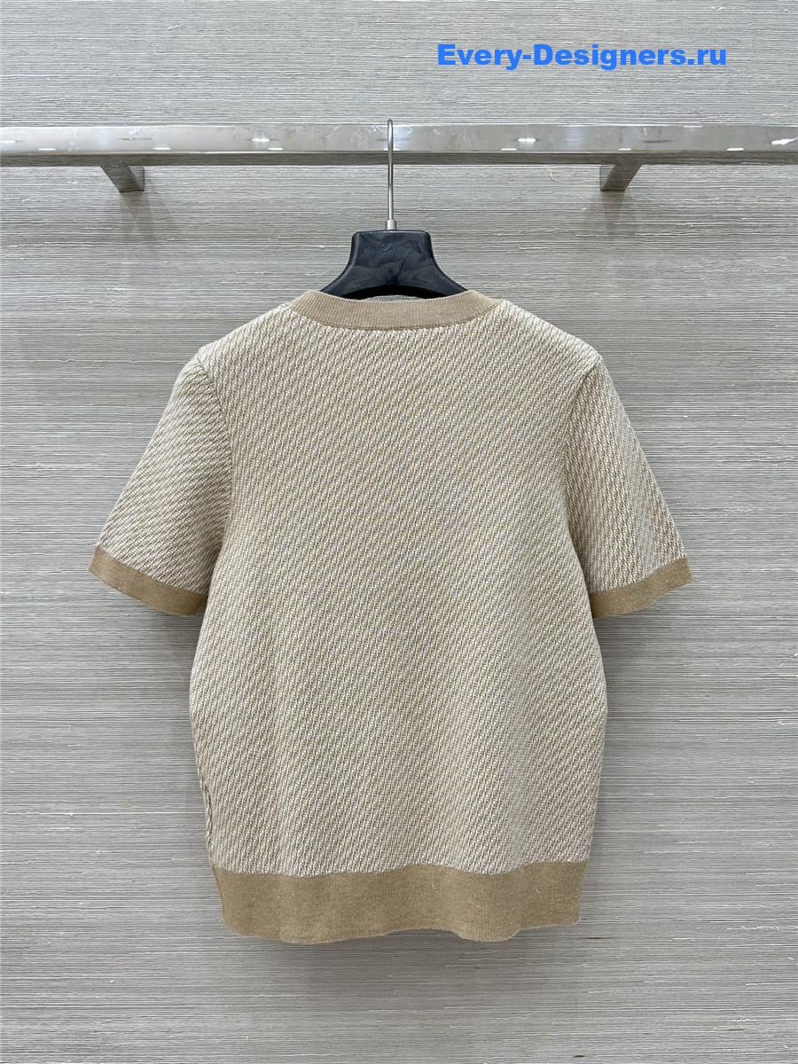 F**di crew neck knit top