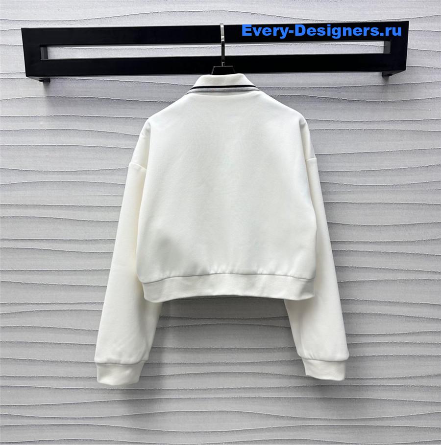 Miu Miu White Cropped Jacket