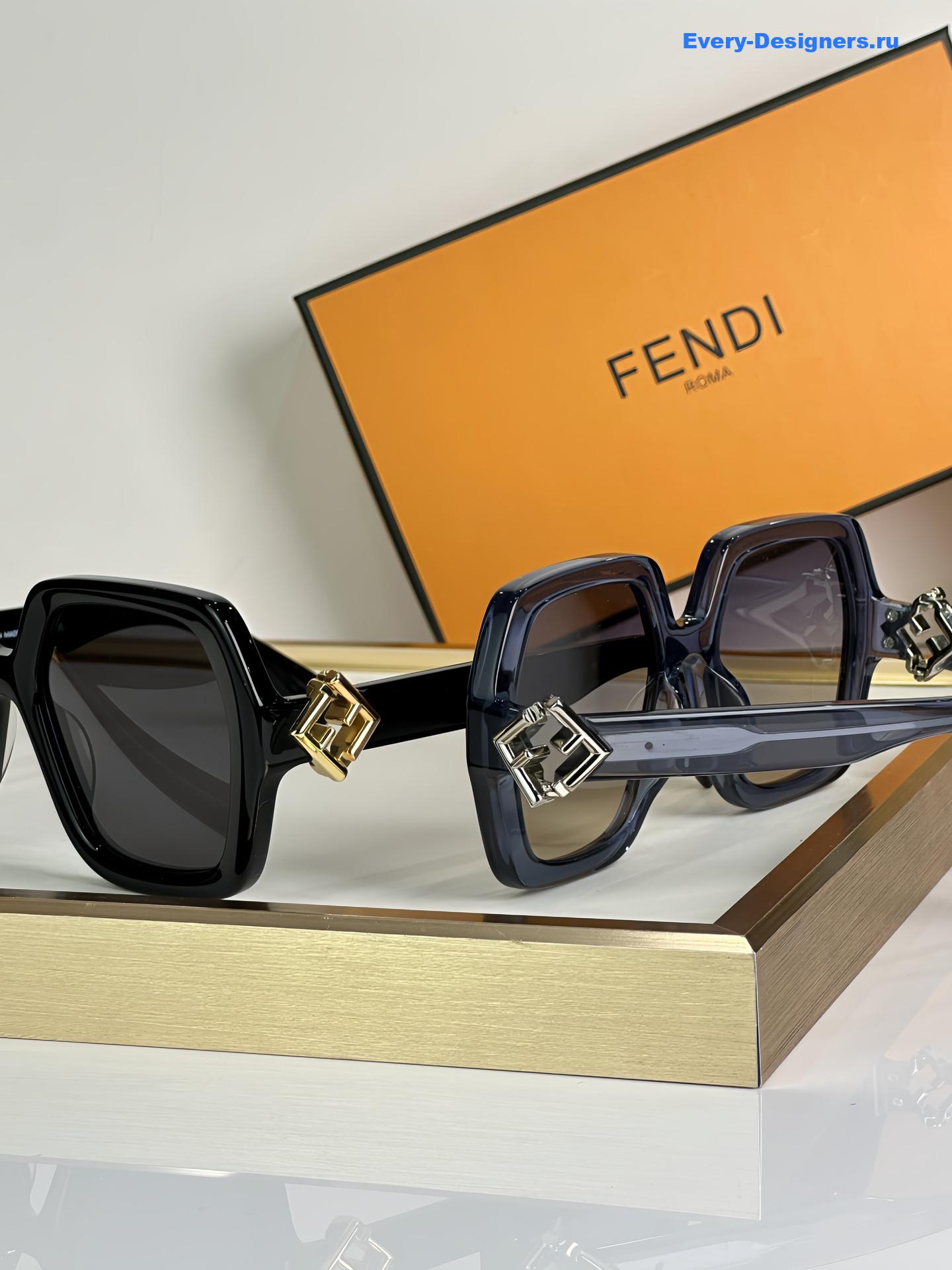 F**di fd40139 square sunglasses