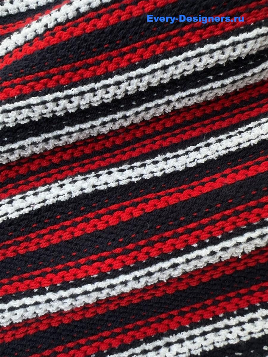 Gvc*1 red jacquard mini dress