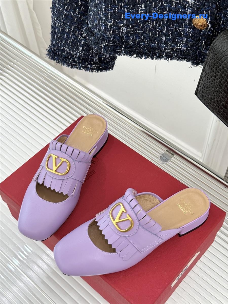 Va1e*ntin0 purple vlogo mules