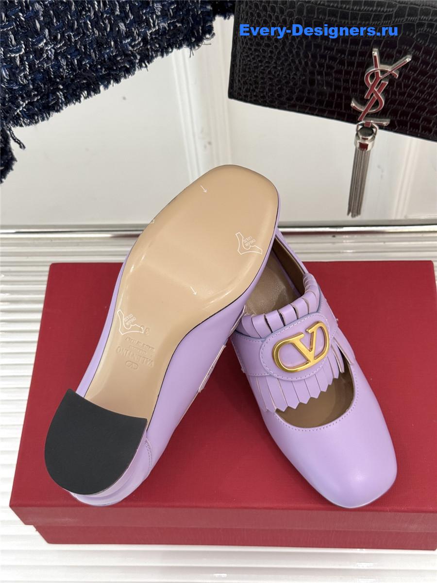 Va1e*ntin0 55mm vlogo signature pumps in purple