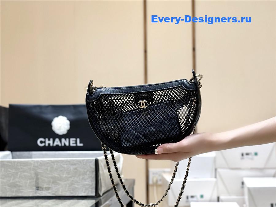 Ch**el moon mesh clutch