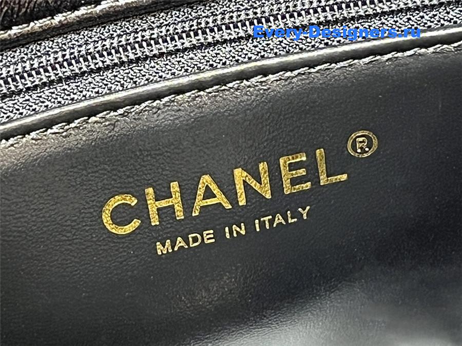 Ch**el black mini flap bag
