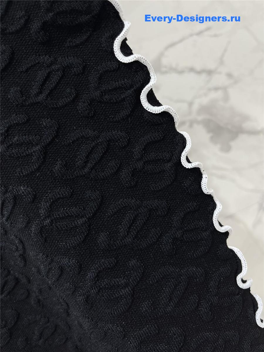 Ch**el embroidered wool-silk top