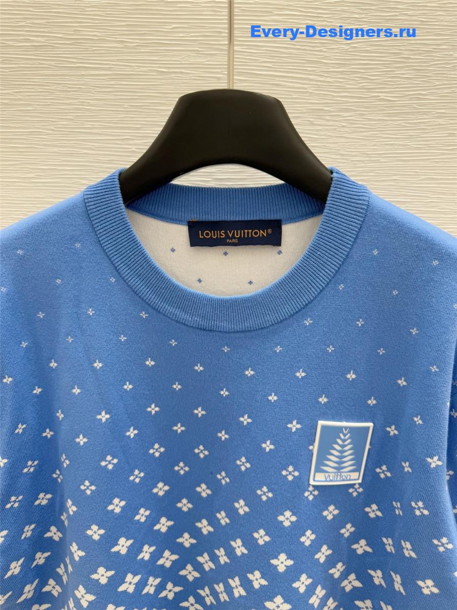 l0vis Vvtt0n gradient knit top