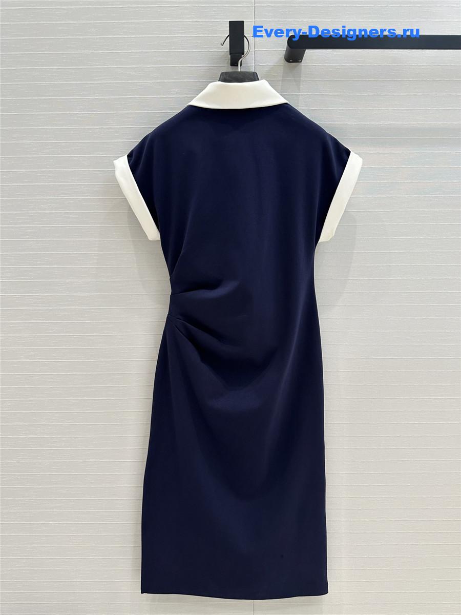 Miu Miu Dark Blue Polo Dress