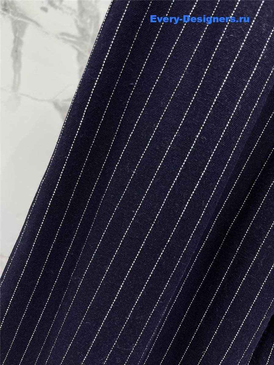 Miu Miu Blue Stripe Trousers