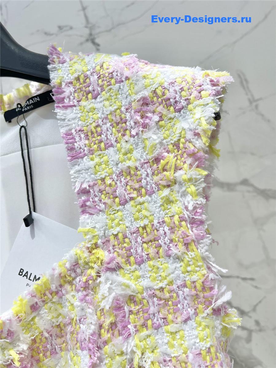 Balmain Miami Tweed Dress