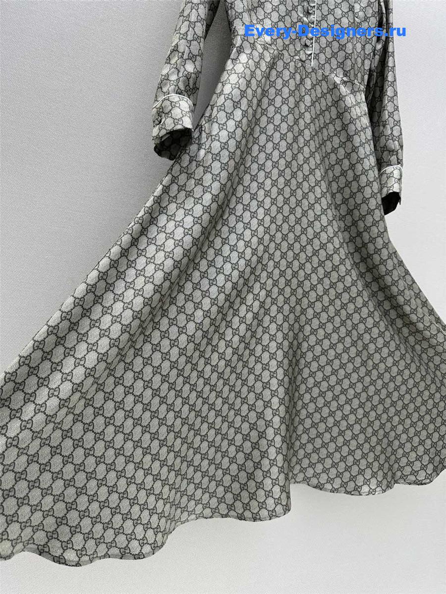 Gvc*1 gg silk midi dress