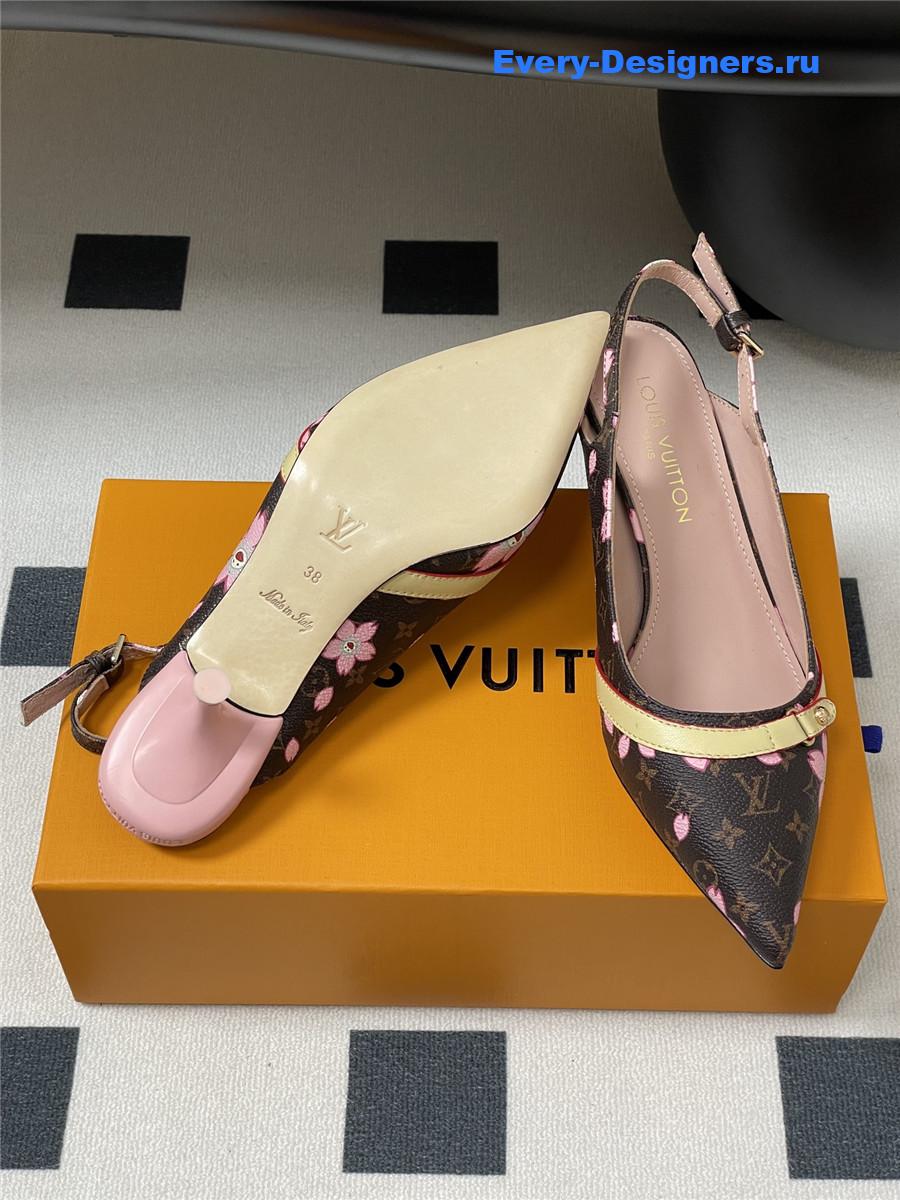 l0vis Vvtt0n sakura slingbacks