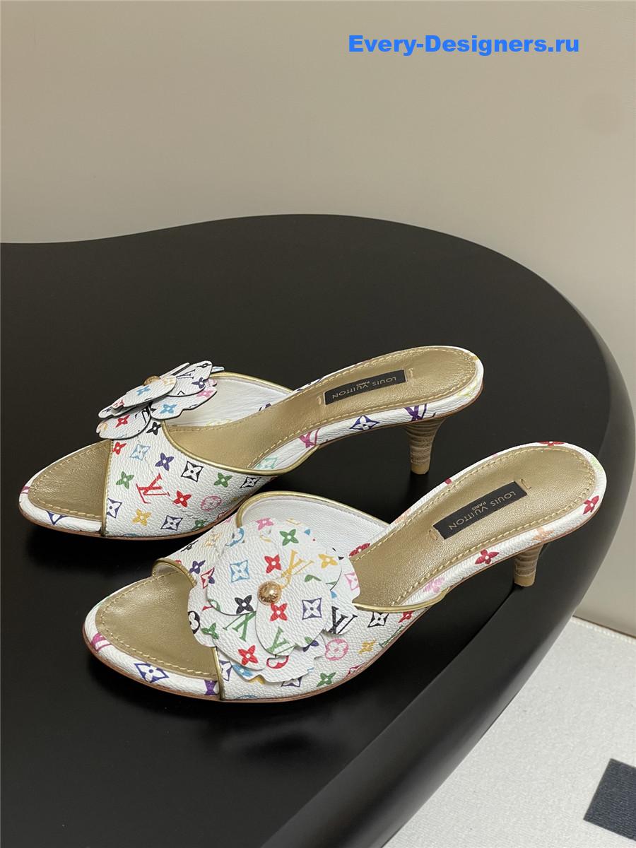 l0vis Vvtt0n lv x tm flower mules