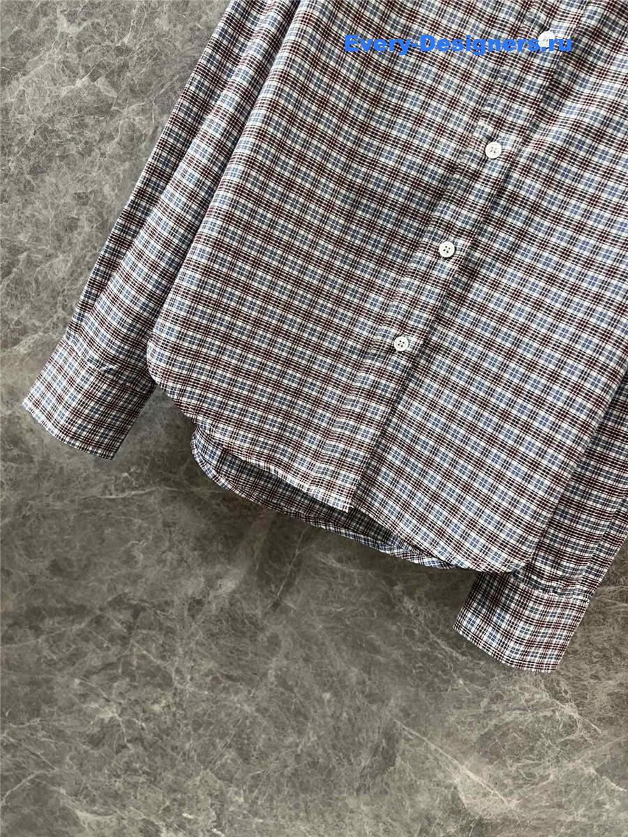 Miu Miu Checked Cord Shirt
