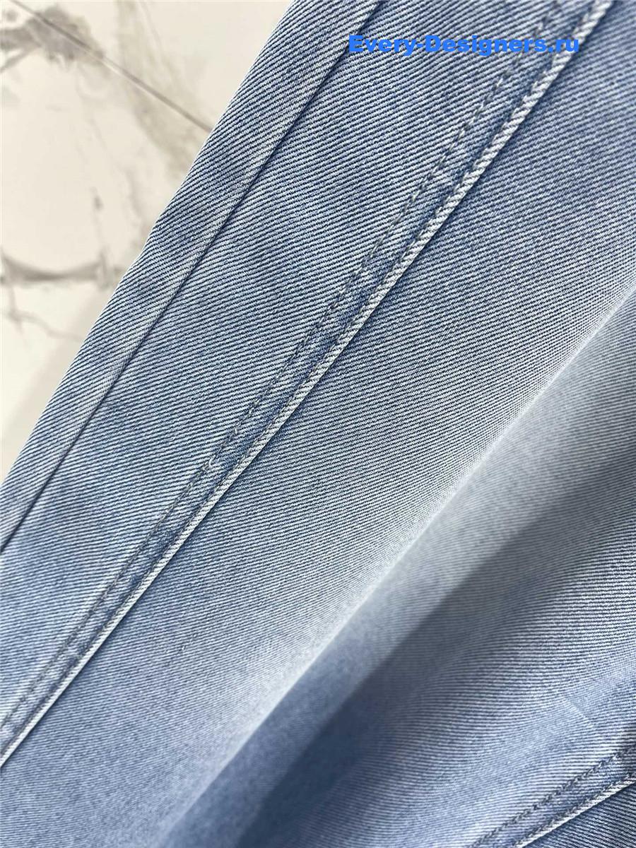 A1exa*der wang blue gradient denim pants