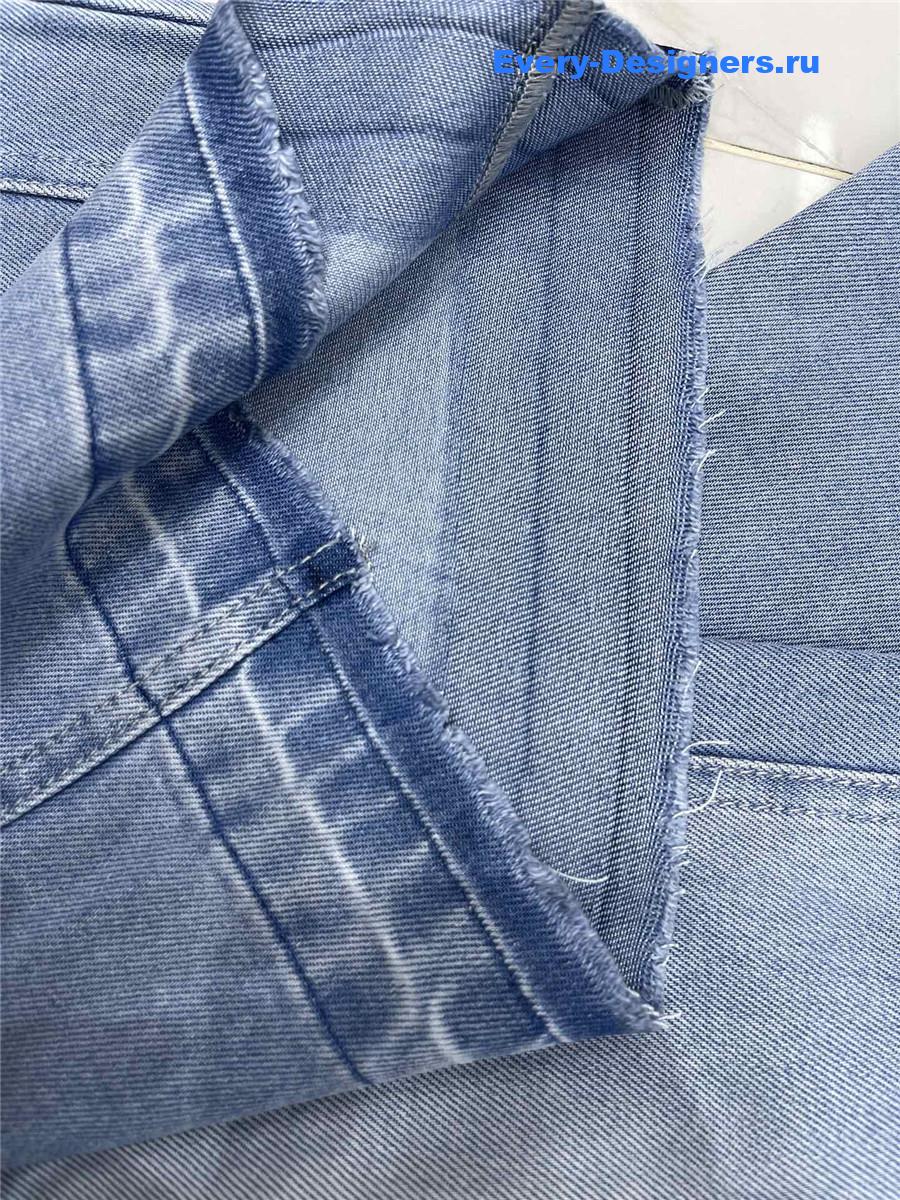 A1exa*der wang blue gradient denim pants