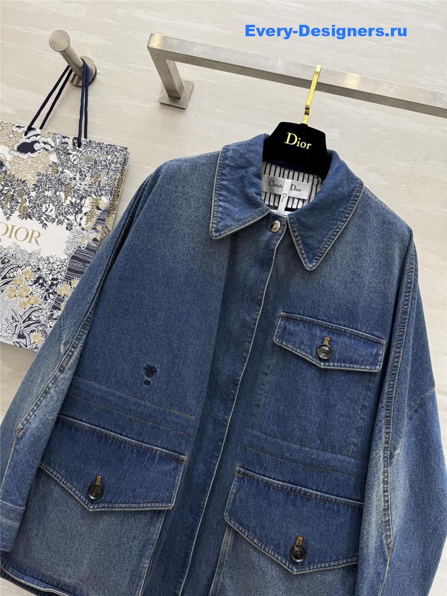 D10r blue boxy denim jacket