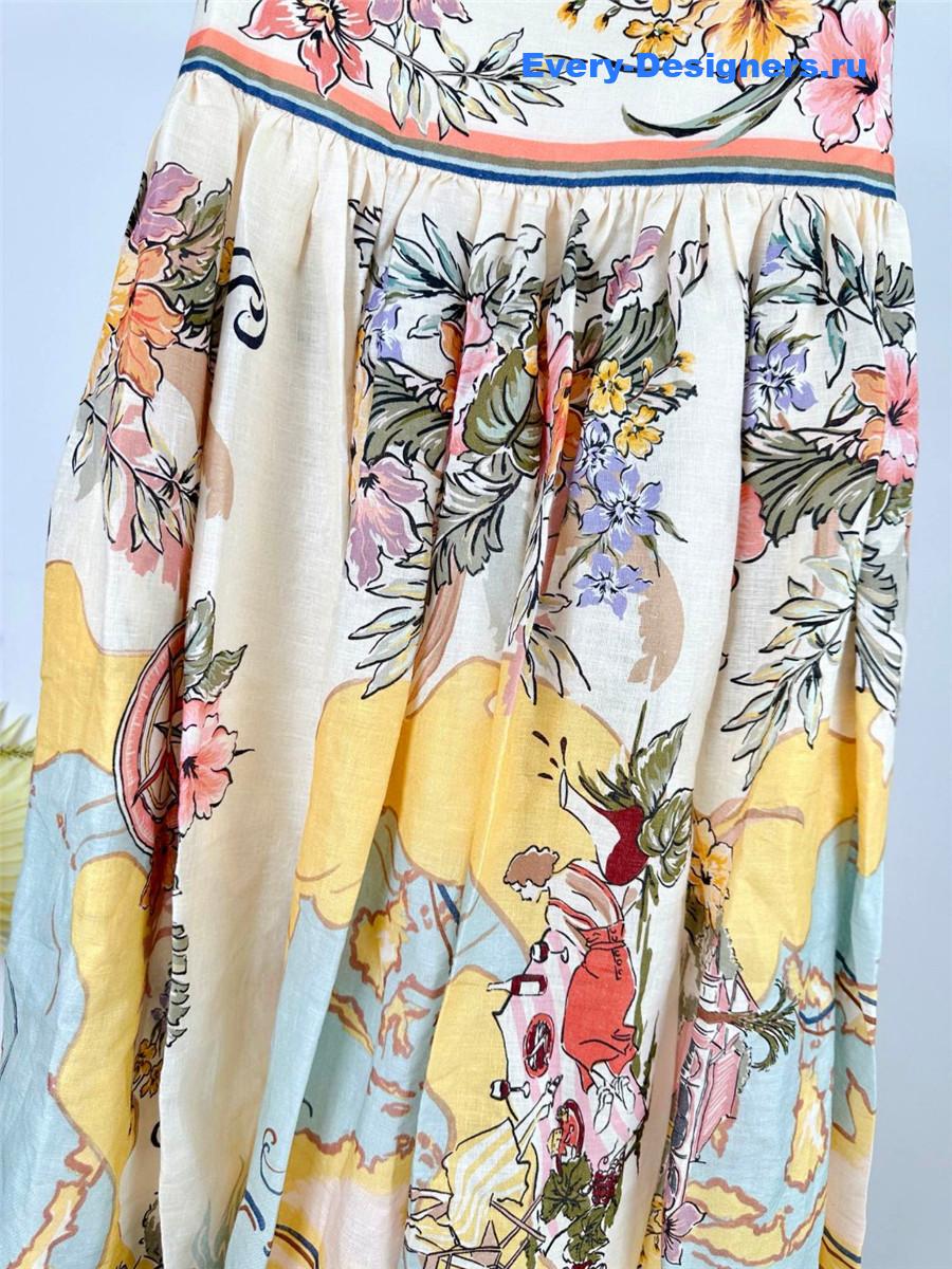 Zimm Nautical Map Dress