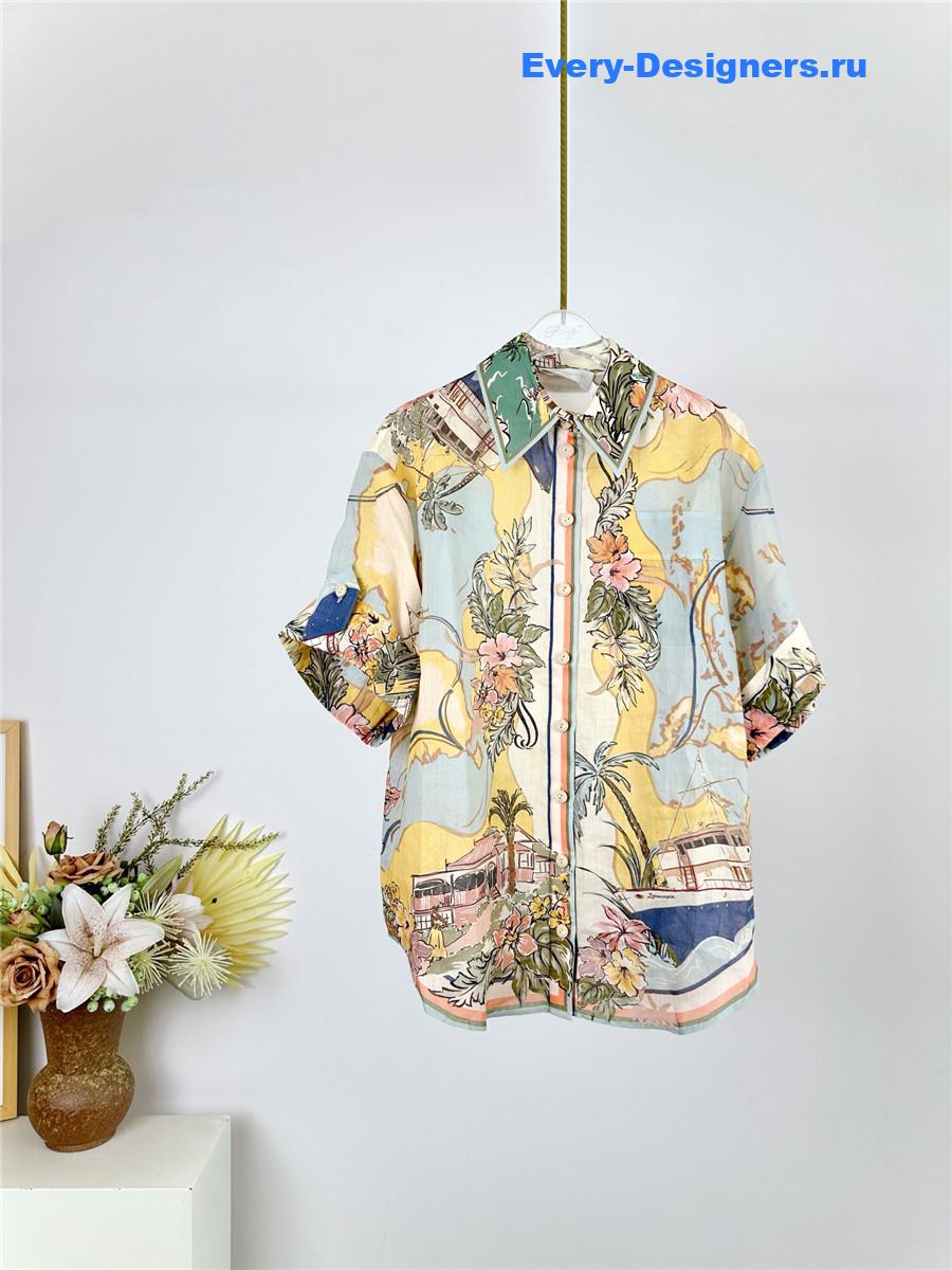 Zimm Nautical Map Shirt