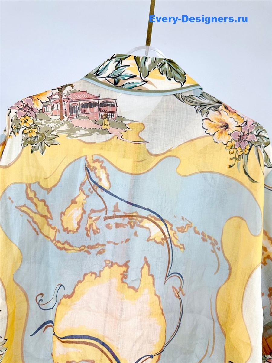 Zimm Nautical Map Shirt