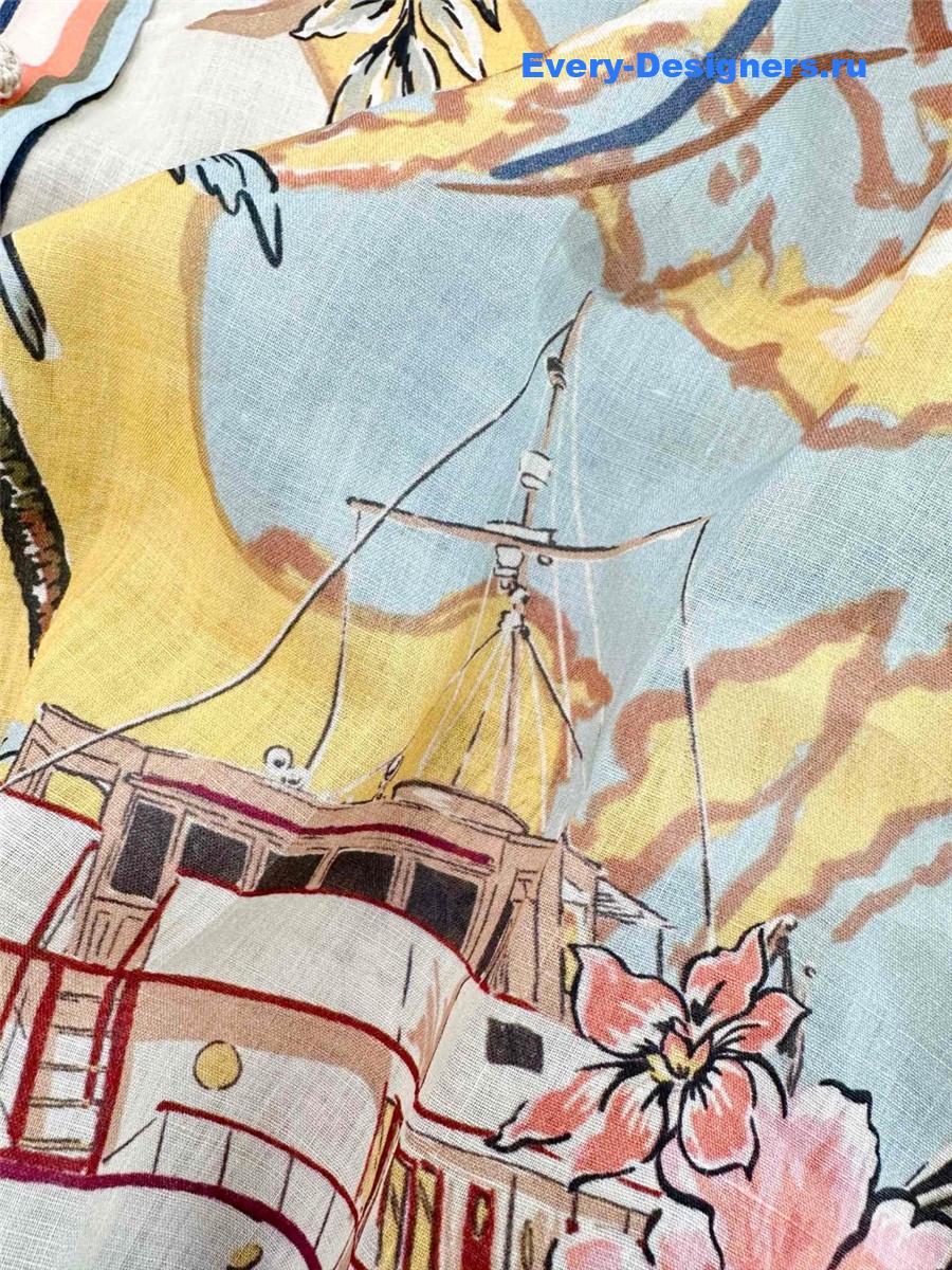 Zimm Nautical Map Shirt