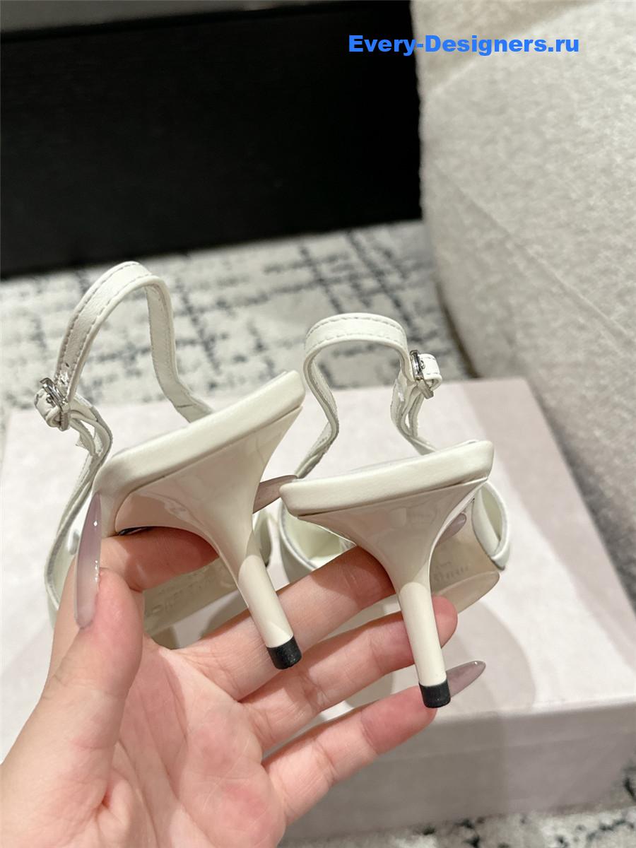 J1m*y Ch00 frances white slingback pumps