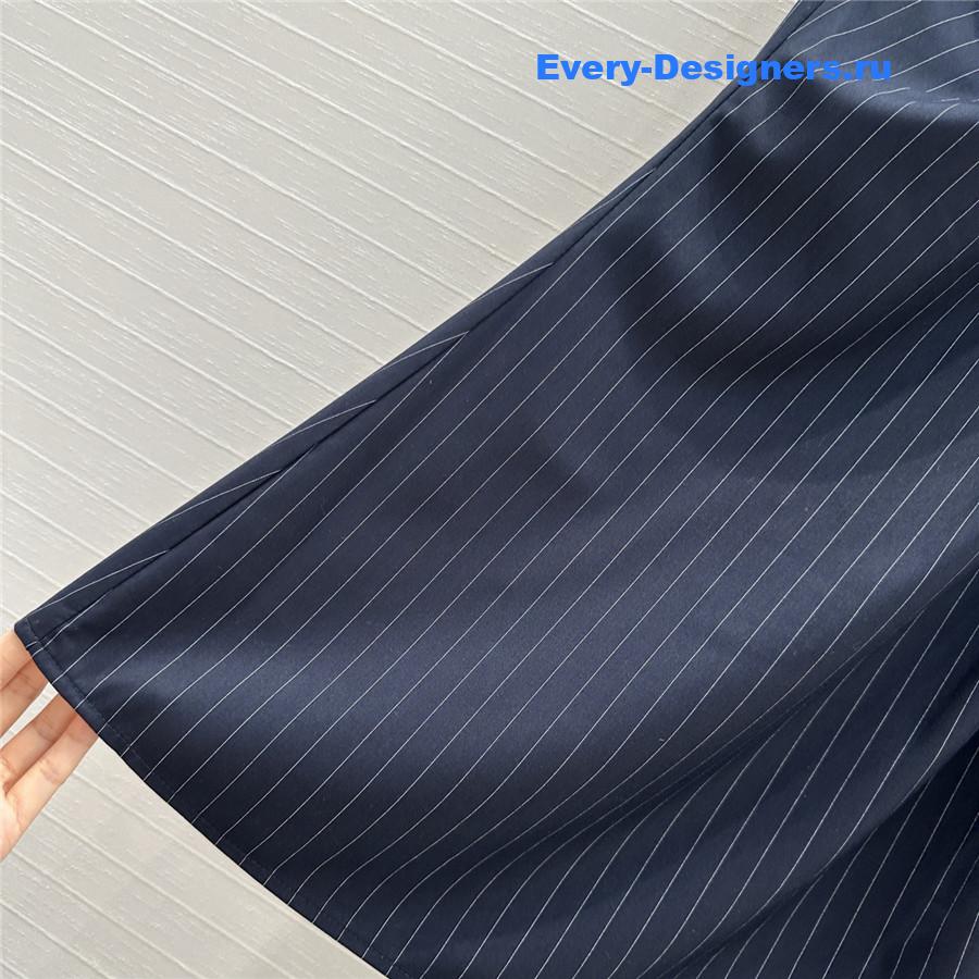 L0ew* draped leather skirt