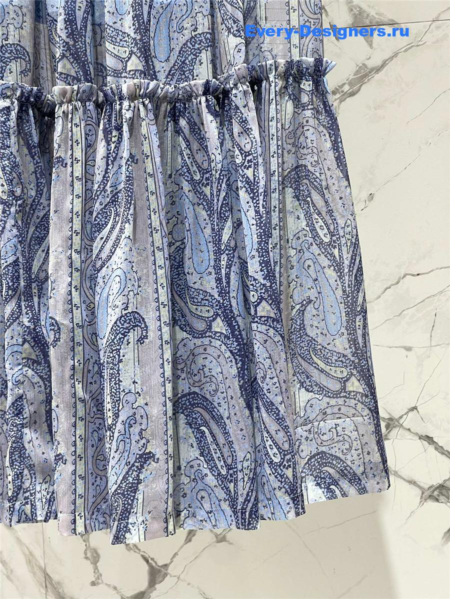 Sa1nt Lau*nt paisley silk skirt