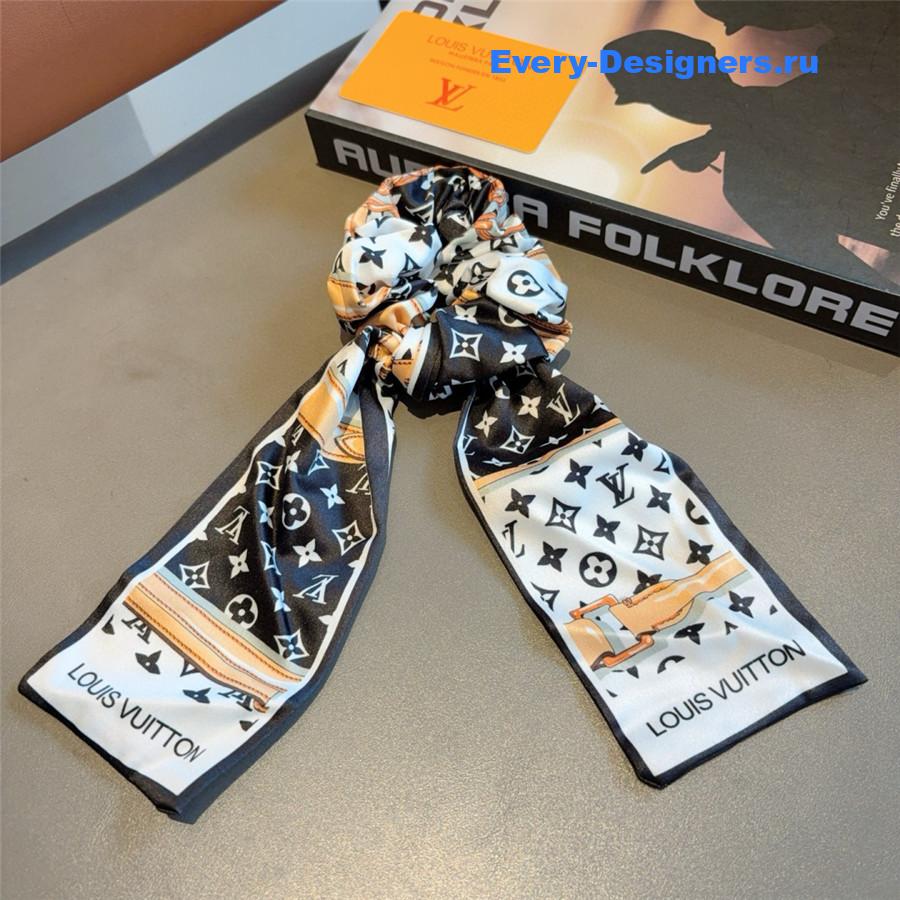 l0vis Vvtt0n letter ribbon hair tie