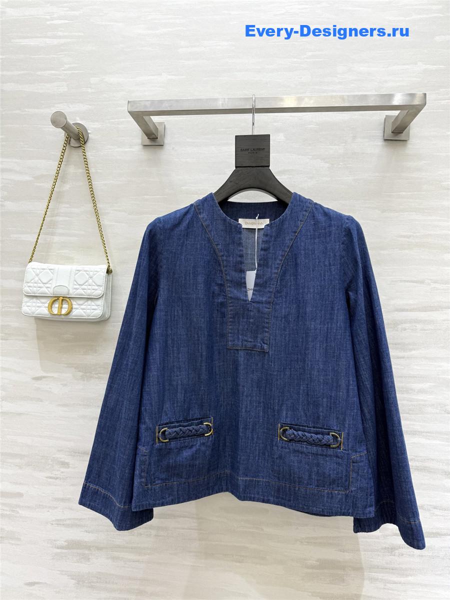 Zimm Wylie Denim Tunic Top