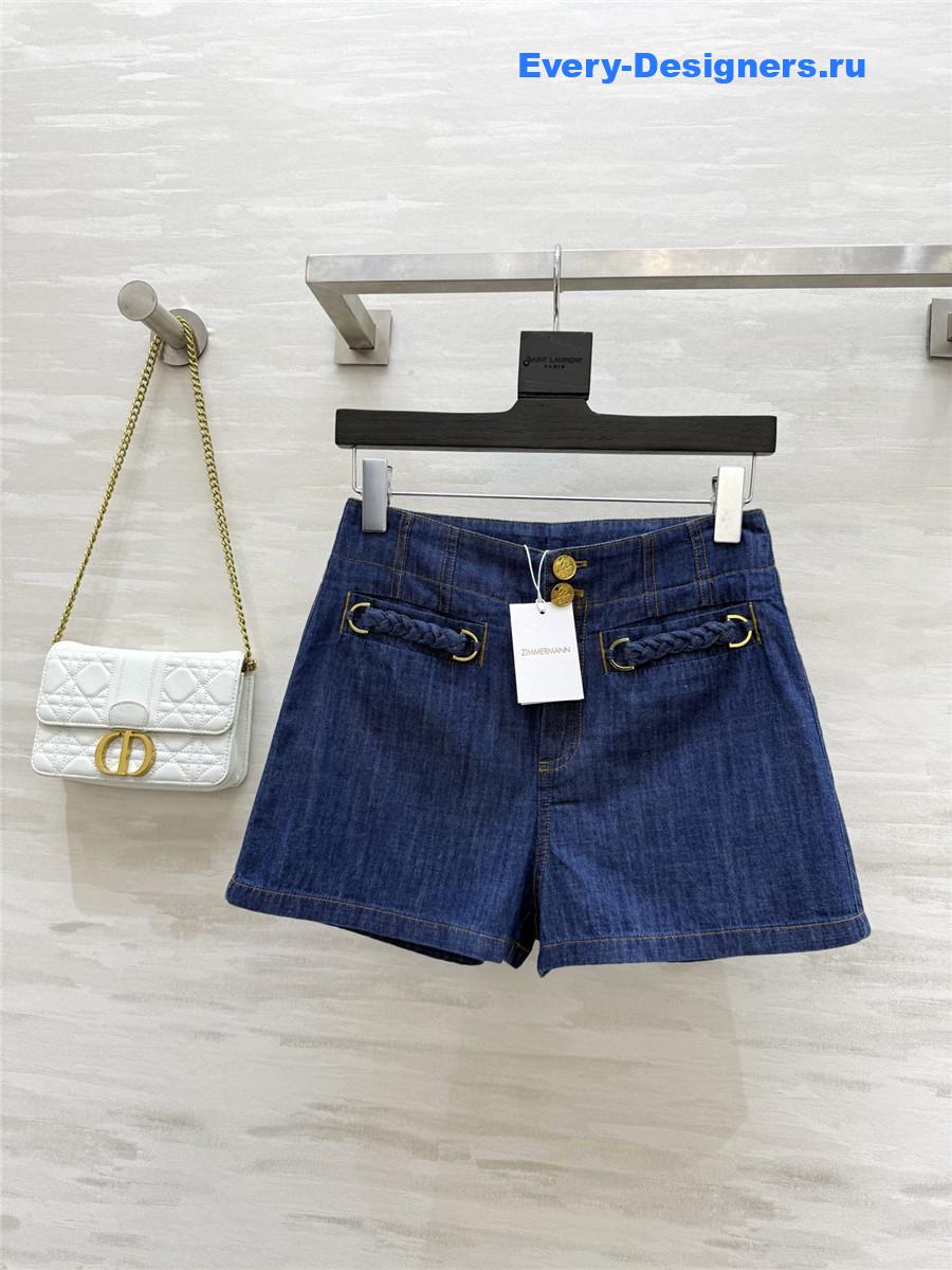 Zimm Wylie High-Rise Denim Shorts