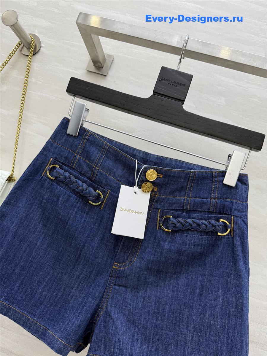Zimm Wylie High-Rise Denim Shorts