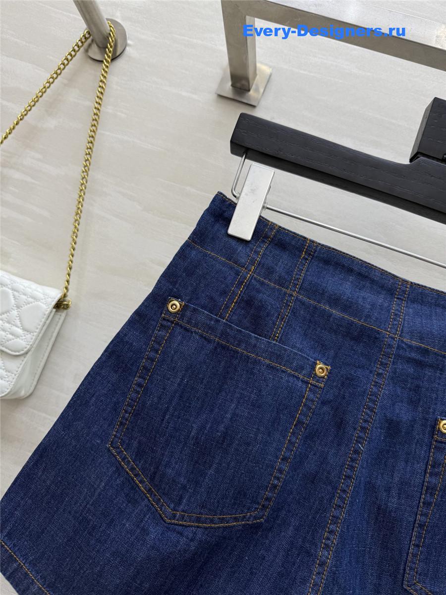 Zimm Wylie High-Rise Denim Shorts