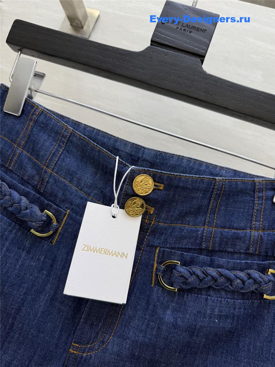 Zimm Wylie High-Rise Denim Shorts