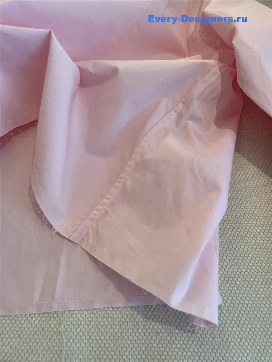 Miu Miu Alabaster Pink Poplin Blouson