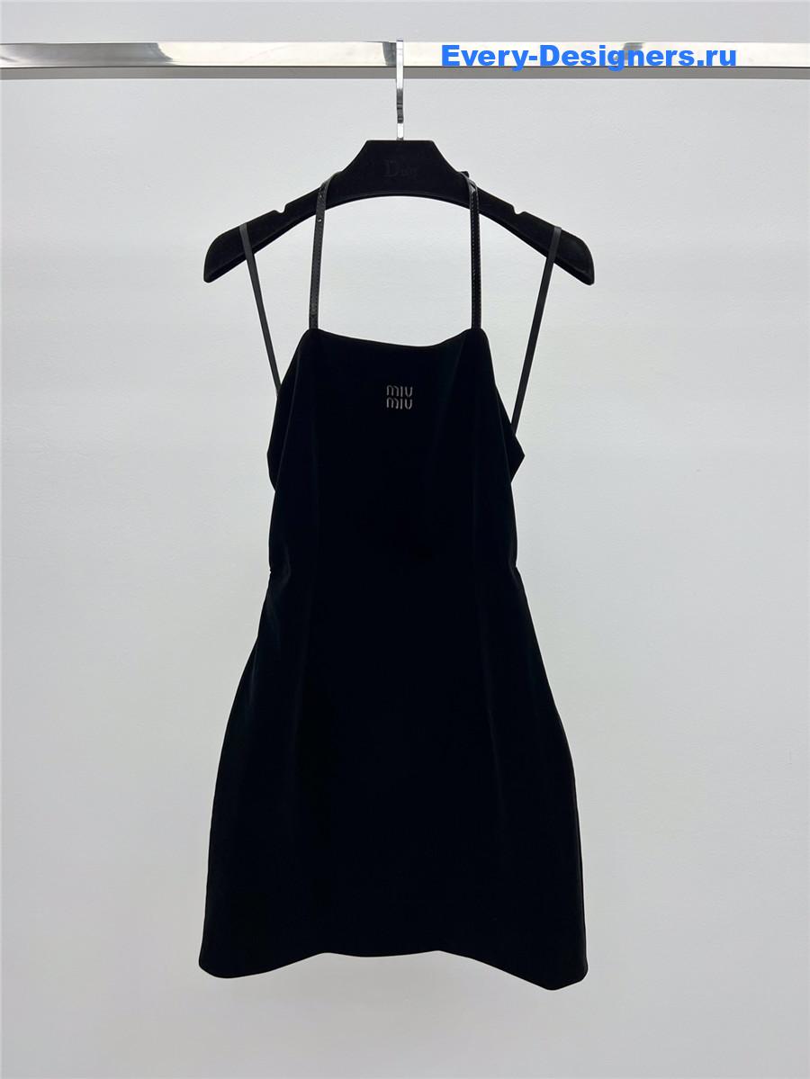 Miu Miu Velvet Mini-Dress