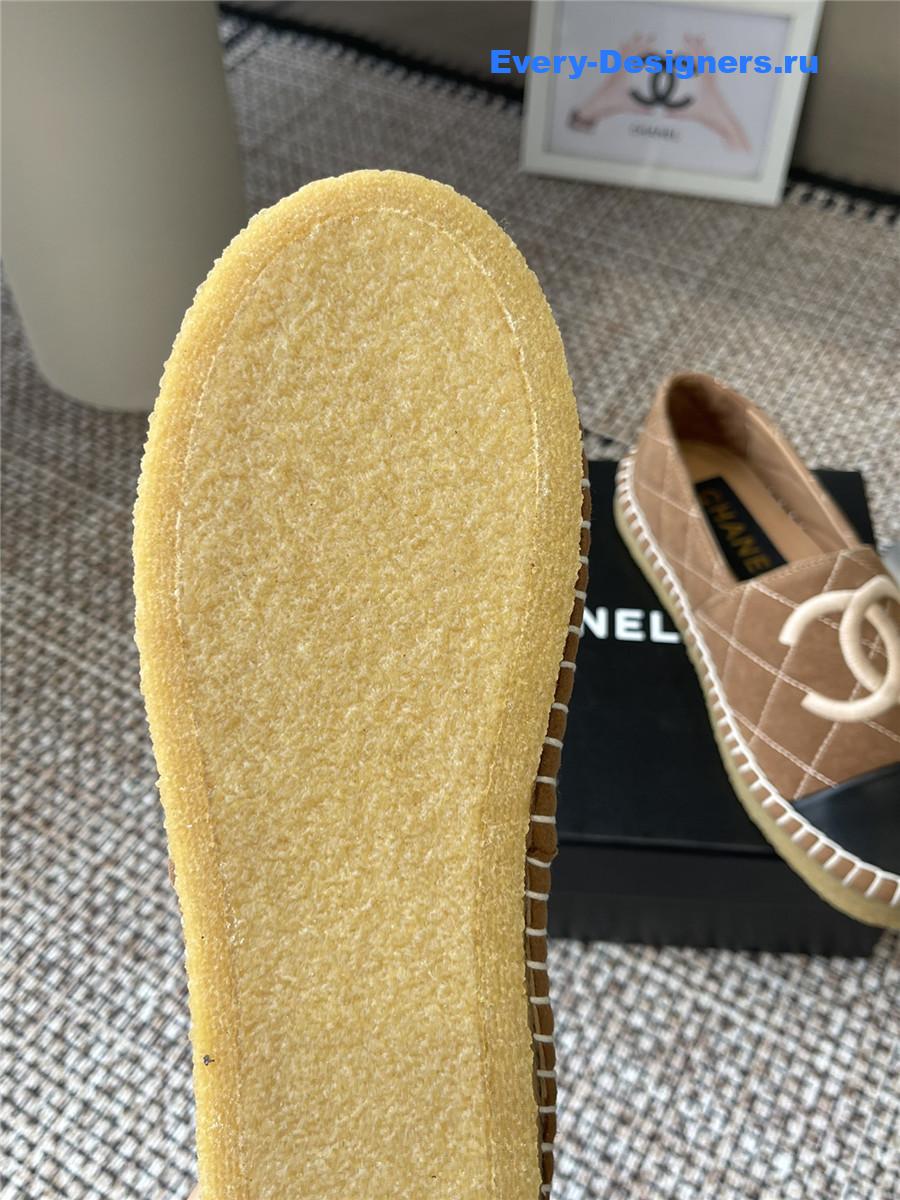 Ch**el classic lambskin espadrilles flats