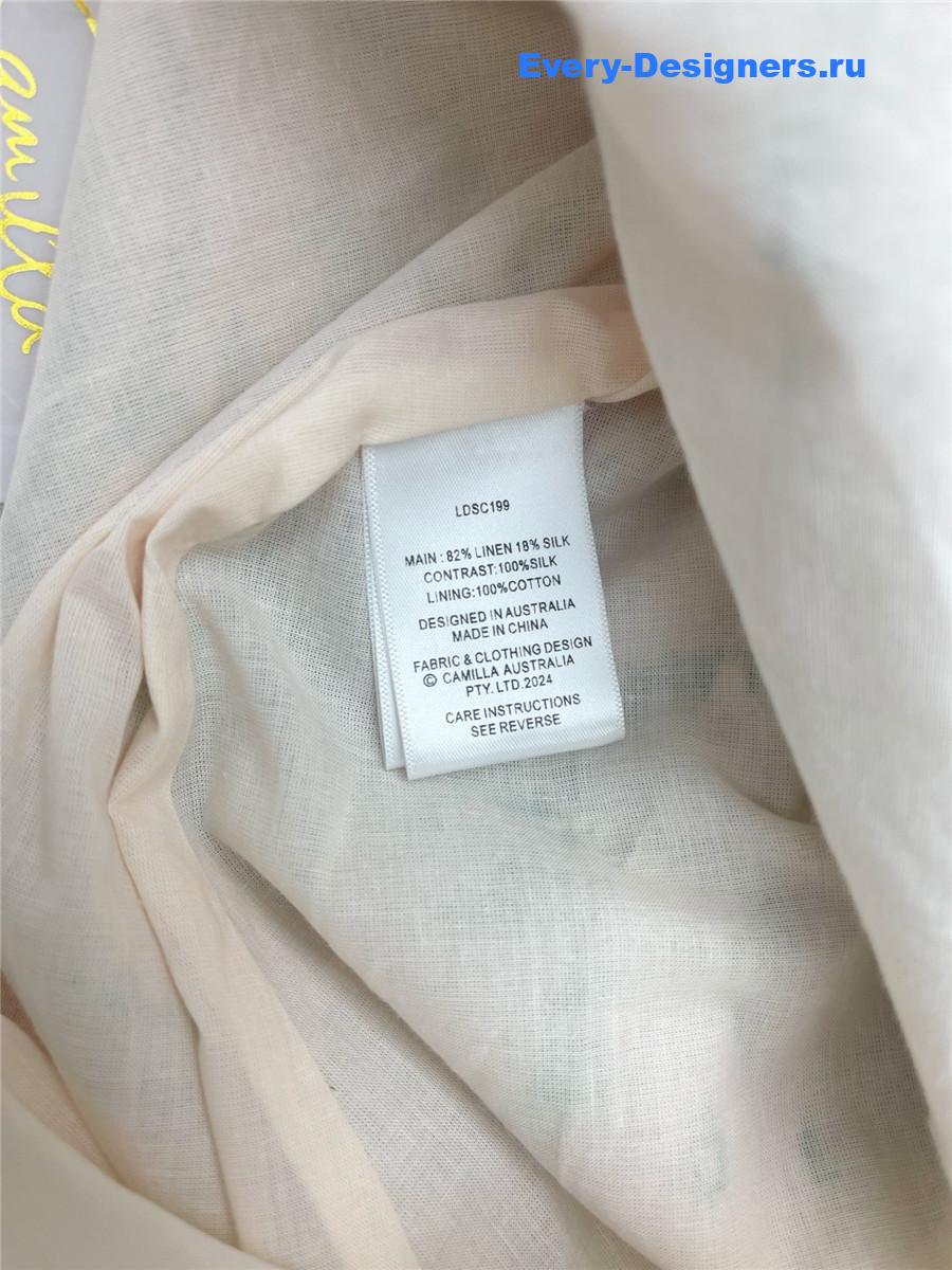 Zimm Halliday White Floral Linen Maxi Dress