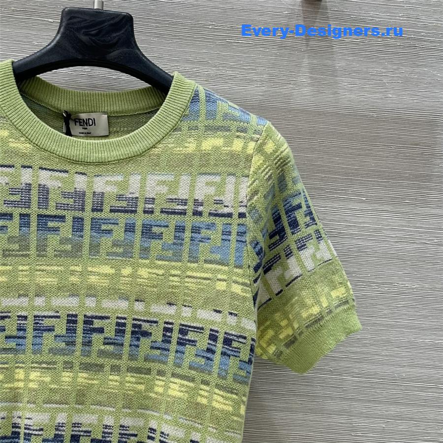 F**di colorful ff knit top