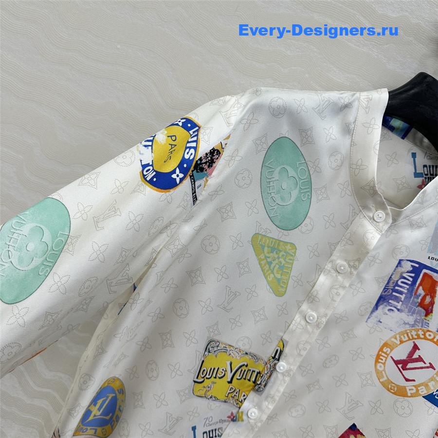 l0vis Vvtt0n mahina silk shirt white