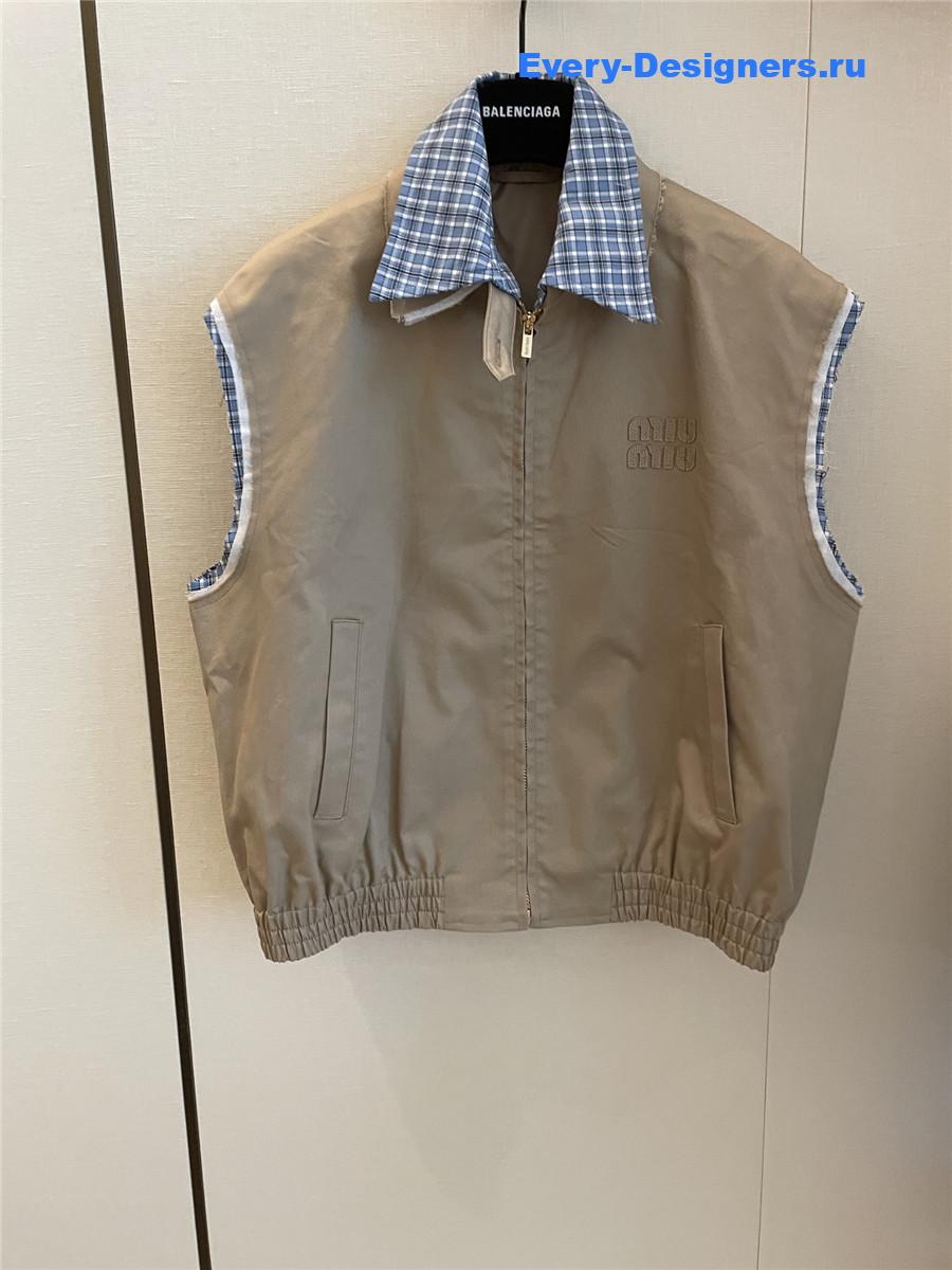 Miu Miu Khaki Vest Jacket