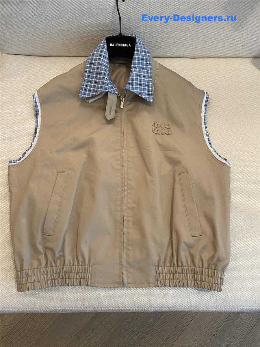 Miu Miu Khaki Vest Jacket