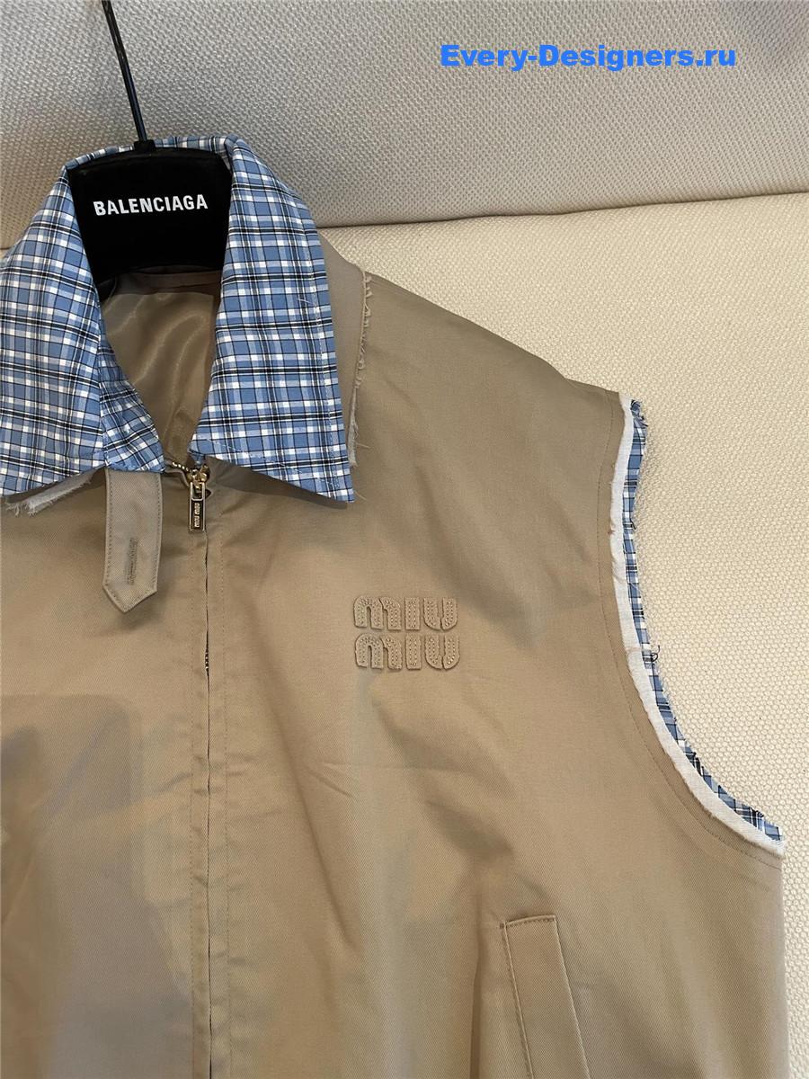 Miu Miu Khaki Vest Jacket