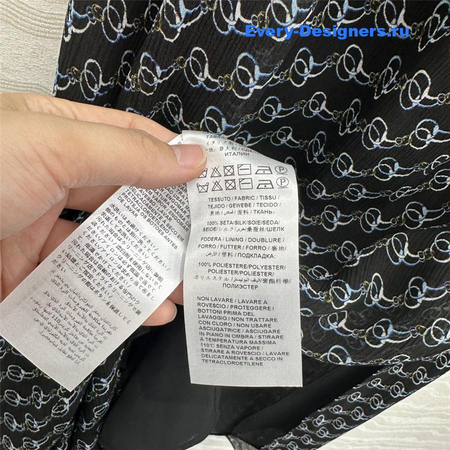 Gvc*1 gg chain silk skirt