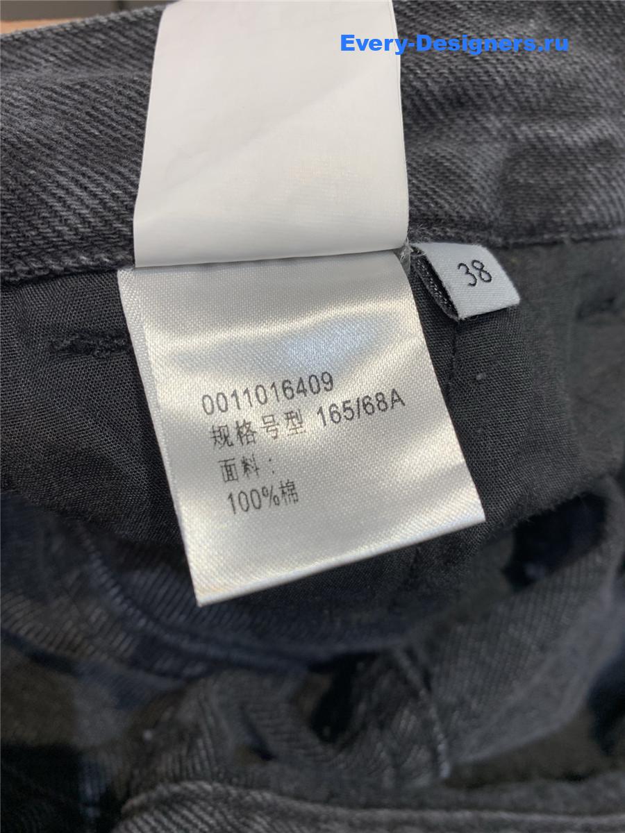 L0ew* grey anagram baggy jeans