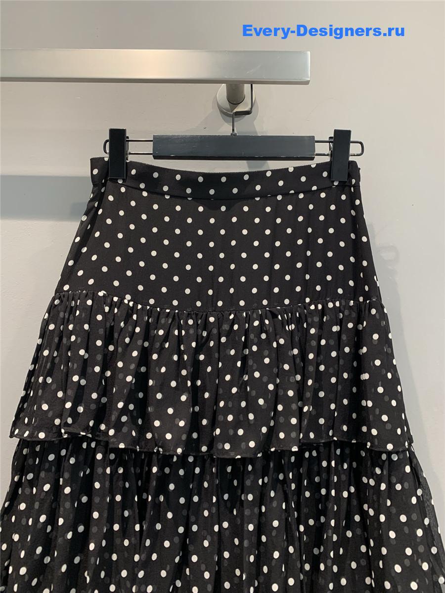 Va1e*ntin0 polka dot mini skirt