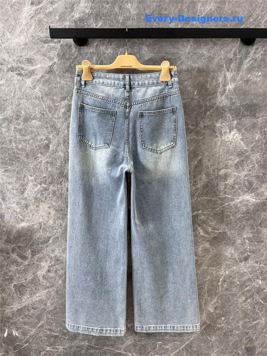 Miu Miu Rhinestone Jeans
