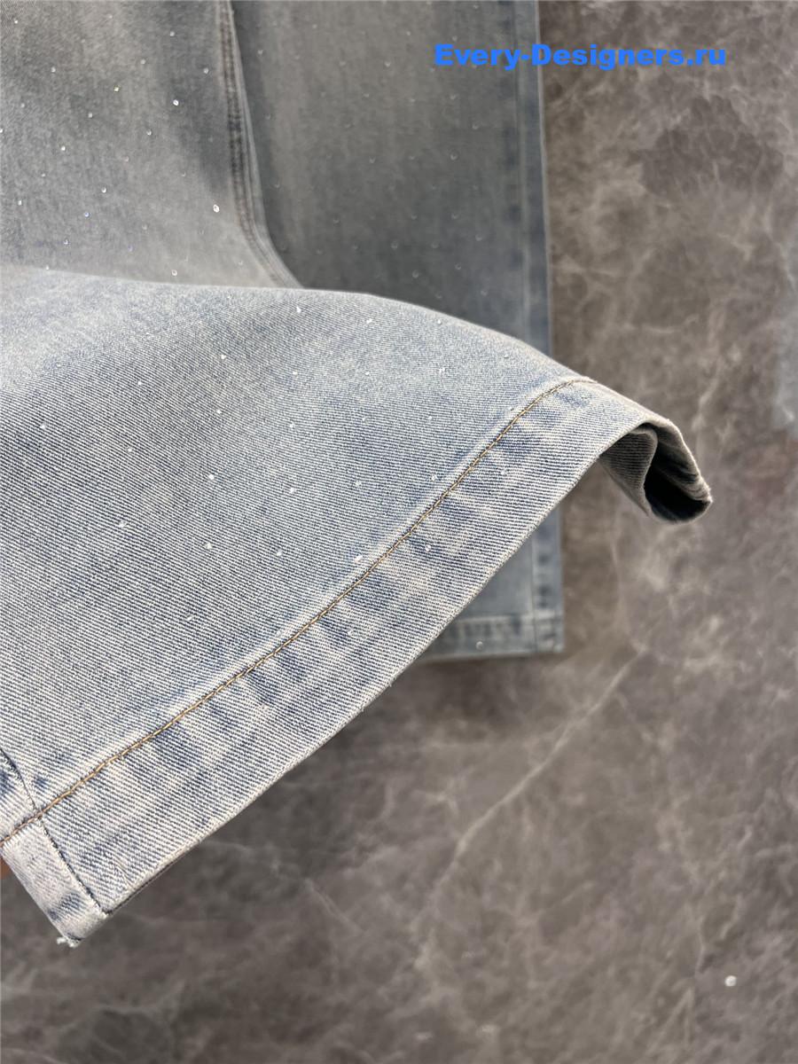 Miu Miu Rhinestone Jeans